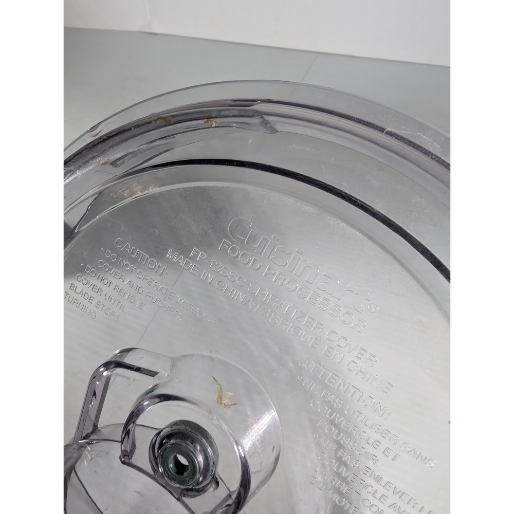 Cuisinart Food Processor Spiralizer FP-13SSC‎ Lid and Pusher for 13 Cup Bowl - Picture 2 of 10